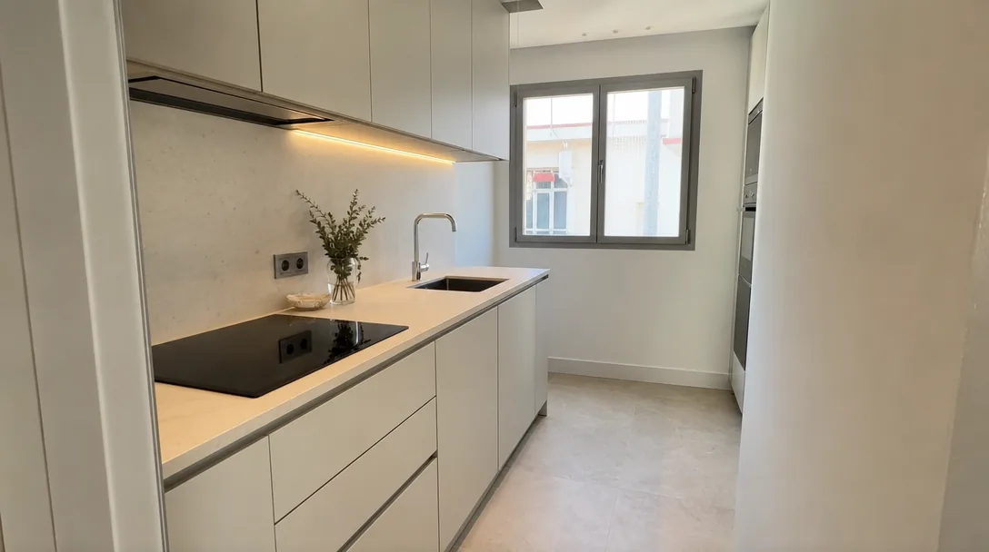 Cocina reformada en Cubelles